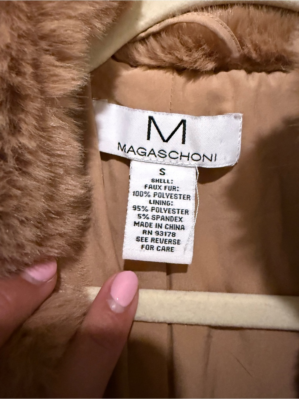 Magaschoni Faux Fur Jacket - Picture 3 of 4